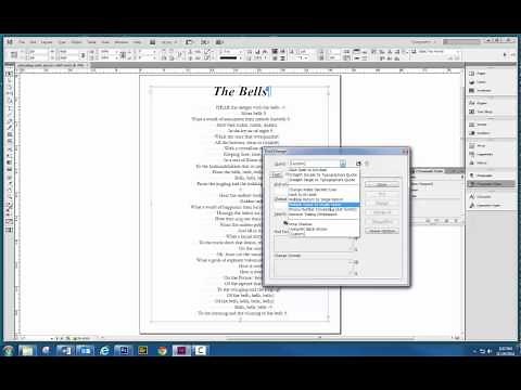 Removing extra spaces-InDesign CS6
