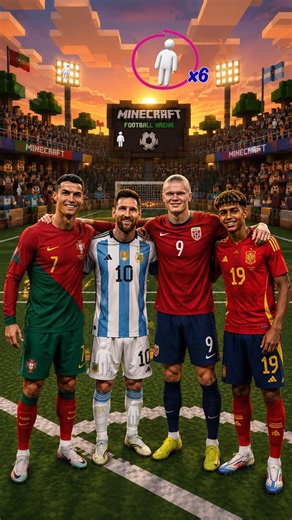 Find ODD Meccha Chameleon in Minecraft Ronaldo Messi Haaland #mecchachameleon