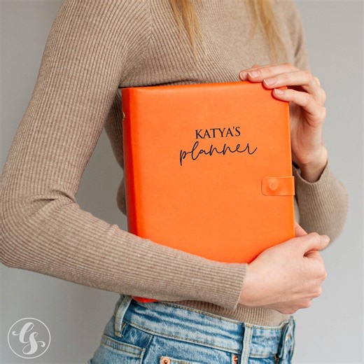 Refillable Planner Daily or Weekly 2026-2027, Personalized Dated Planner Binder for Work - Etsy