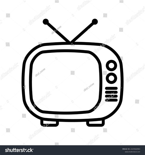 Television Icon Vector Design Template Simple Stock Vector (Royalty Free) 2147642903 | Shutterstock