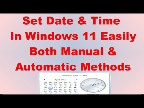 Set Date and Time in Windows 11 Easily Both Manual & Automatic Methods