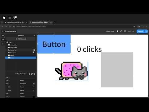how to make CATWEB clicker in 14 minutes! Shop included EASY no script!