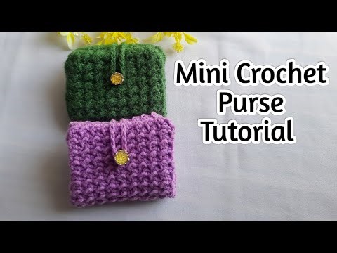 Crochet Mini Purse Tutorial | Easy & Beautiful Handbag | Step by Step