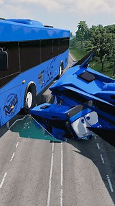 158K views · 860 reactions | Big & Small Lightning McQueen Blue Bus vs Massive Water Pit - Beamng #beamngdrive #reels #reelsviral #fbreels #beamng | Gandu Gaming | Facebook