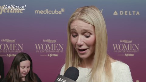 Gwyneth Paltrow on receiving award from Robert Downey Jr. & positive 'Marty Supreme' reviews | THR video