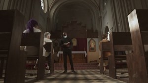 Zoom African-american Clergyman Wearing Black Clothes : vidéo de stock (100 % libre de droit) 1072594112 | Shutterstock