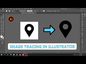 How to Trace an Icon or Image in Illustrator | Trace tool
