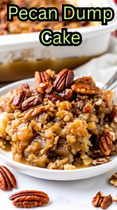 10K views · 26 reactions | Pecan Dump Cake Buttery, nutty, and...