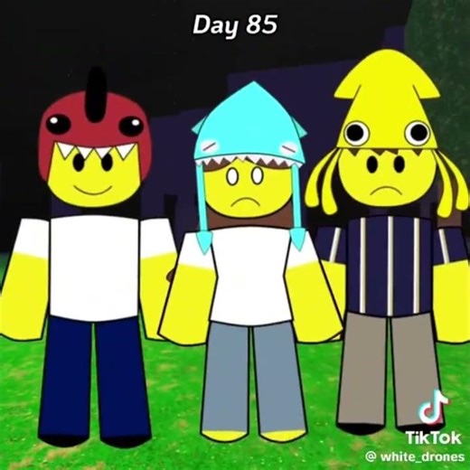 gray funbot and jevin have to survive in the forest