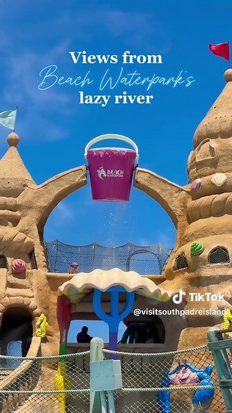 💦 Happy #NationalWaterparkDay! 💦 There's no better way to cool off this summer than floating through the lazy river at @Beach Waterpark on South Padre Island ☀️ Make sure to visit before the 2025 season is over. See you soon! #TexasBestBeach #Summer #texas #spi