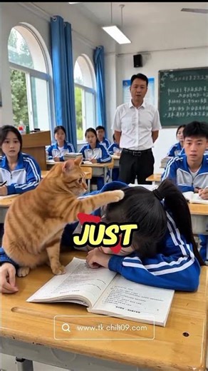 Sleeping Student Gets a Shocking Wake-Up!