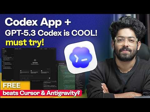Codex App + GPT 5.3 Codex Is INSANE! - Full Tutorial
