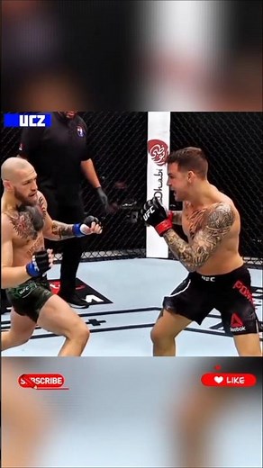 Dustin Porier vs Connor McGregor #ufc #mma #knockout #combatsport #short #sports
