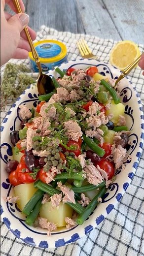 How to make a Sicilian-inspired Potato Tuna Salad #wildplanet #tunarecipes #tunasalad #saladrecipe