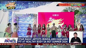 Ibinida ng 17 Star Magic artists ang kanilang fit and healthy body sa "Hot Summer 2024." Layon ng event na isulong ang healthy lifestyle hindi lang para sa mga artists kundi pati sa mga fans. #StarPatrol Kaugnay na ulat: https://abscbn.news/3ylsVIG | TV Patrol
