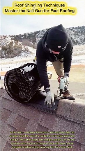 Master the Nail Gun: Fast Roof Shingling Techniques!