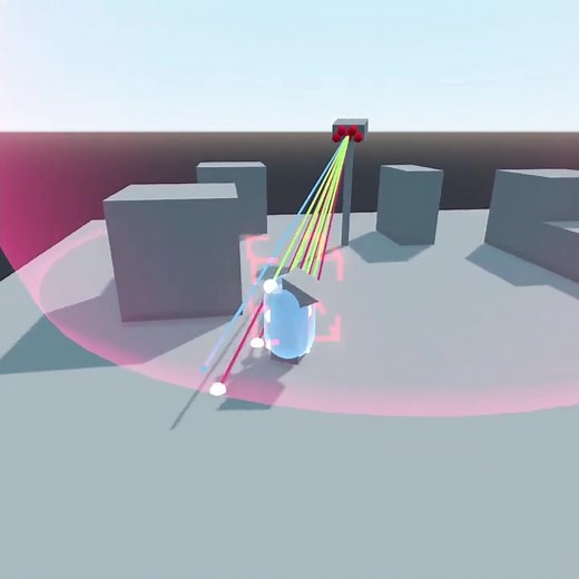 this how ai works 🕹️👾 #gamedev #unity #programming #indiedev #gamedesign #gamedevelopment