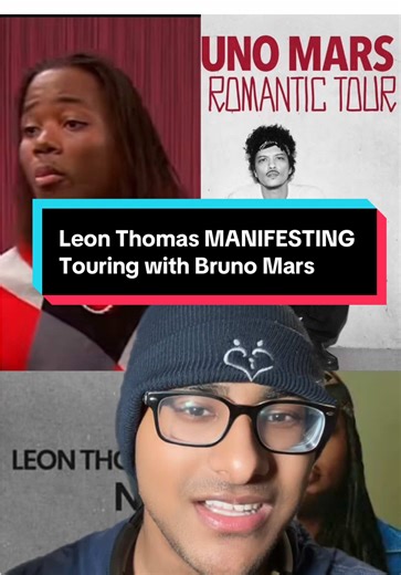 Leon Thomas Touring with Bruno Mars: A Manifestation Journey