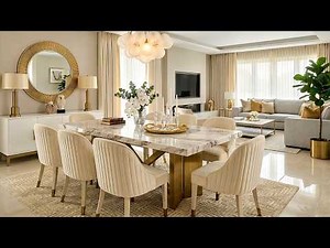 Luxury Dining Room Makeover Ideas 2026 | Modern Dining Table Designs & Dining Room Decor Trends