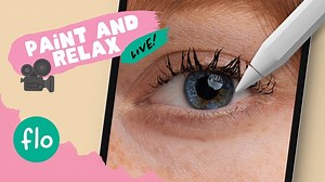 【Procreate】直播绘画活动 - 绘画与眼睛 from Art with Flo