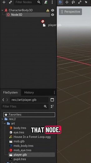 adding a player to a 3d game in Godot #game #coding #gamedevblog #godot