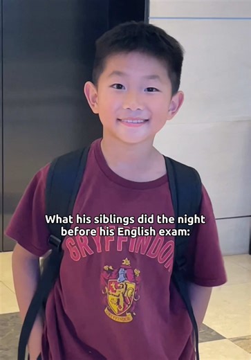 Younger Siblings' Hilarious Night Before English Exam