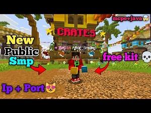 Best Free Minecraft Survival SMP Server 2026 🔥 | Java, PE & Bedrock | 24/7 Online | Anyone Can Join