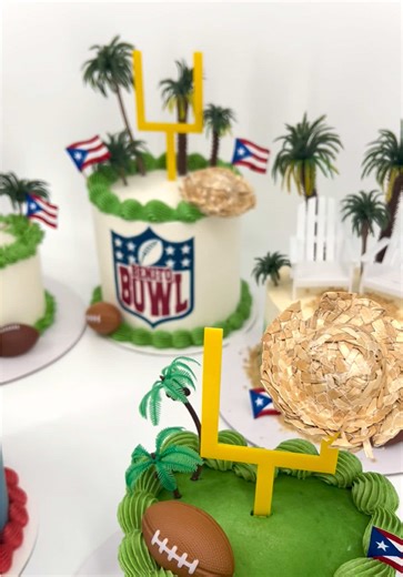 Delicious Bad Bunny Cake Decor for Super Bowl