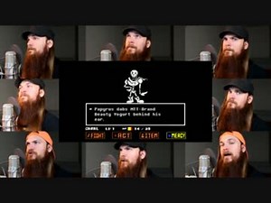 Undertale「Bonetrousle」のアカペラ