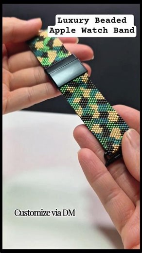 Luxury Beaded Apple Watch Band | Custom Handmade Strap
