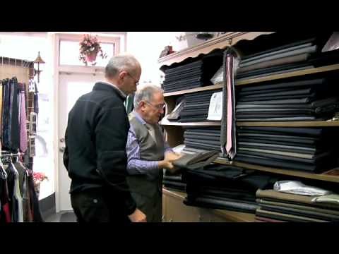 Emil Fusaro, Tailor - Picking the Fabric