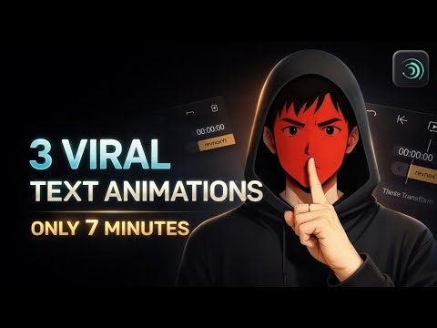 3 Powerful Text Animation Effects in Just 7 Minutes | Easy Tutorial for Beginners
