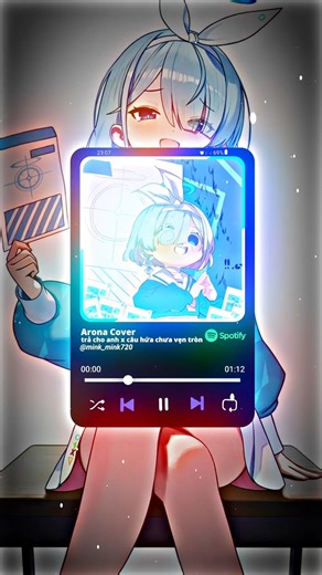 Arona Cover Trả Cho Anh X Câu Hứa Chưa Vẹn Tròn-[AI Cover] #aicover #xh #music #BlueArchive #Arona