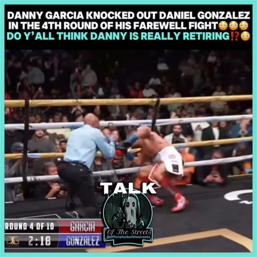 Official Talk Of The Streets LLC on Instagram: "@DannySwiftGarcia Knocked Out @DannyElGallo In The 4th Round Of Their Fight At The @BarclaysCenter 😳😳😳Do Yall Think Danny Garcia Is Really Retiring From Boxing⁉️💔"