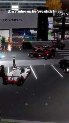 ❄️Warming up before Christmas in Roblox 🏎️Vehicle Legends!