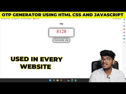 OTP generates using html CSS and JavaScript | OTP generator | Deepak sir