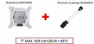 [MODIFICATION N°1] : waterblock et pompe "Mon WATERCOOLING" 2020