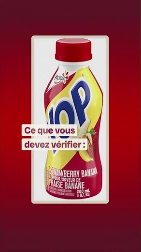 Des yaourts à boire YOP rappelés