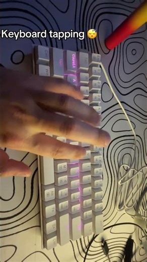 ASMR keyboard tapping