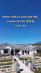 ✨ Welcome to this beautiful single-story property in the brand new community of Verdemont Ranch in San Bernardino! 🏡 A truly unique opportunity — 3 homes on 1 acre! The main home offers 3,200 sq. ft. of living space, plus a 500 sq. ft. attached ADU, and a 1,000 sq. ft. detached ADU with 2 bedrooms and 2 bathrooms — perfect for parents, adult children, guests, or rental income. 🌿 Enjoy the space to grow, entertain, and create your dream lifestyle. One of the largest new-home lots in all of SoCa