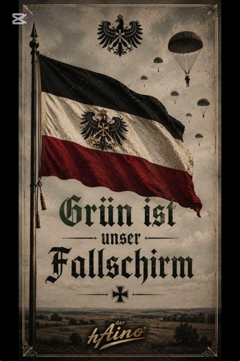 Grün ist unser Fallschirm (Historical Paratrooper) - hAino | Educational Military Folk Song #shorts