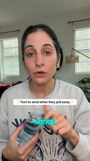Sabrina Zohar on Instagram: "Text to send when they pull away. I know it’s tempting to spiral and ruminate but curiosity and regulating are a lot more conducive. More on @thesabrinazoharshow wherever podcast are found 🫶🏼 #datingadvice #datingcoach #avoidant #texting #anxious"