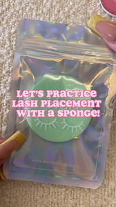 let's practice lash placement with a sponge!! 😍💓#lashsupplies #lashtok #lashwithme #lashtutorial #lashtips #lashhowto #lashtech #elanbeaute #FanWithUs #howto #lashtutorial #weekendvibes #beginnerlashtech #lashartist #eyelashextensions #beauty #lashhacks #lashesofinstagram | élan beauté & supplies
