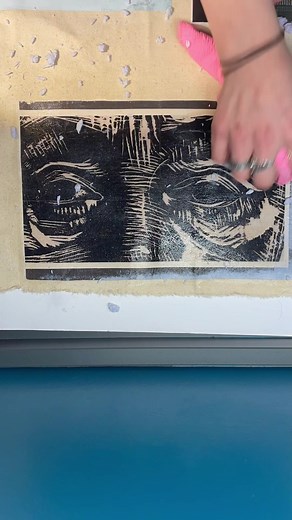 How to image transfer onto fabric 🖼#artisthacks #artistshelp #imagetransfer #modpodge