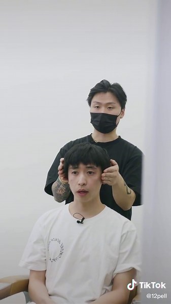 We transformed his mushroom cut to a korean 2 block! #asianhair #asianbarbers #hairstyle #barber #2block #bts #korean #koreandrama #koreanhairstyle