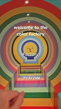 let's go to the color factory in chicago :)) #chicago #familyfriendly #colorfactory #museum