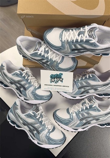 ASICS Gel Kayano 14 White | Fjord Grey🐦 Our Best Selling Asics Shoe This Year Restocked. Shop Online | Instore | Klarna🛍️ www.caughtdripin.com #fyp #caughtdripin #caughtdripinpersonalshopper #asics #asicsgelkayano14