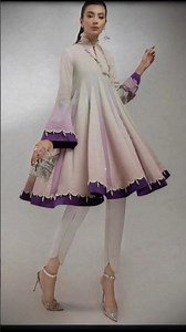 Elegant Plazo Frock Kurti Design | Latest Stylish Kurti Ideas for Women 2025 #kurtiscollection