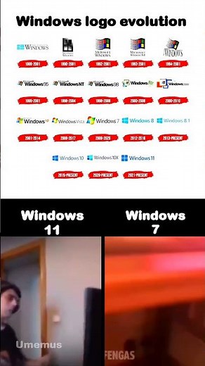 Windows logo evolution 🪟