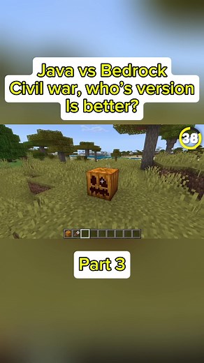 ClipsofMinecraft (@clippingminecraftdaily) - Final part to the bedrock, Java war #minecraft #fyp #viral | minecraft
